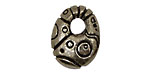 Green Girl Pewter Druid Rock 18x23mm