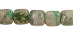 Variscite Puff Square 12mm