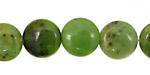 China Chrysoprase Puff Coin 14mm