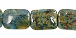 Mystic Blue Feldspath Thin Pillow 20x15mm