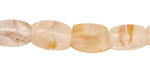 Hematoid Quartz Rice 14-15x10mm