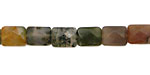 Fancy Jasper Faceted Thin Pillow 9x7mm