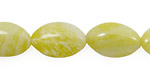 Natural Lemon Jade Horse Eye 19x12mm