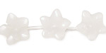 Rock Crystal Carved Flower 15mm