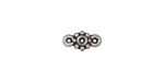 TierraCast Antique Silver (plated) 6mm Heishi Link 12x6mm