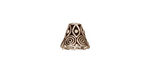 TierraCast Antique Silver (plated) Spiral Cone 8x9mm