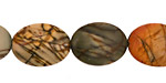 Brazil Wild Horse Jasper Flat Oval 18x13mm