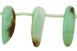Chrysoprase Spear Drop 9-11x30-35mm