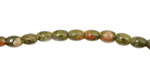 Unakite Rice 6x4mm