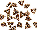 Antique Copper Beaded Triangle Spacer 4x8mm