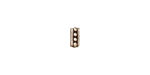 TierraCast Antique Silver (plated) Rococo Square Heishi 6mm