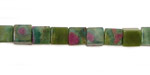Fuchsite Ruby Cube 6mm