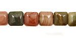 Imperial Jasper Puff Square 10mm