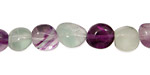 Fluorite, Rainbow Tumbled Nugget 5-10x4-6mm