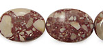 Mountain Jasper Flat Oval 25x18mm