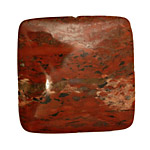 Brecciated Jasper Puff Square 40mm