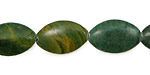 Madagascar Green Jade Horse Eye 19x12mm