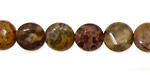 Tiger Jasper Puff Coin 10mm
