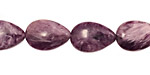 Charoite Flat Teardrop 15x10mm