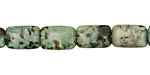 African Turquoise Thin Pillow 12x8mm