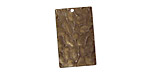 Vintaj Natural Brass Embossed Cobblestone Rectangle 22mm