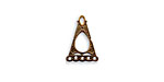 Vintaj Natural Brass Dangles & Drops Connector 10x16mm
