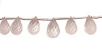 Rose Quartz Faceted Teardrops 6x9-7x10mm