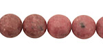 Rhodonite Faceted Round 12mm