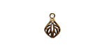 Vintaj Natural Brass Filigree Teardrop 8x12mm