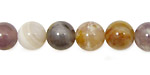 Bamboo Leaf Agate Round 10mm