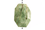 Green African Opal Faceted Flat Slab 24-34x16-28mm