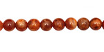 Fire Agate (dark) Round 6mm