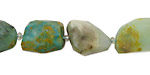 Peruvian Blue Opal Faceted Nuggets (sm-med) 9-17x6-10mm