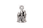 TierraCast Antique Silver (plated) Castle Charm 11x21mm