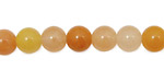 India Red Aventurine Round 8mm