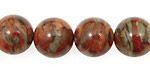 Gray Rainbow Jasper Round 14mm