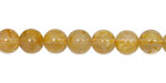 Rutilated Quartz Round 8mm