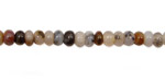 Rainbow Crazy Lace Agate Rondelle 4-5mm