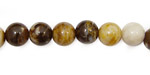 Brioche Agate Round 8mm