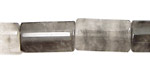 Natural Silver Quartz Thin Pillow 20x12mm