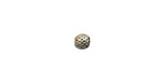 Vintaj Natural Brass Dimpled Bead 5mm