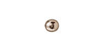 TierraCast Antique Rhodium (plated) Alphabet Bead 
