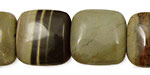 Silver Creek Jasper Puff Square 20mm