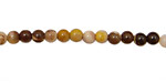 Brown Zebra Jasper Round 4mm