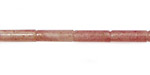 Ruby Quartz Tube 13x4mm