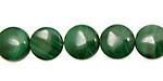 Malachite Puff Coin 12mm