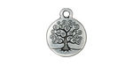 TierraCast Antique Silver (plated) Tree of Life Charm 15x19mm