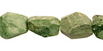 Green African Opal Faceted Nugget 12-19x11-15mm