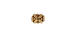 TierraCast Antique Gold (plated) Leaf Bead 8x6mm