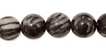 Black Water Jasper Round 12mm